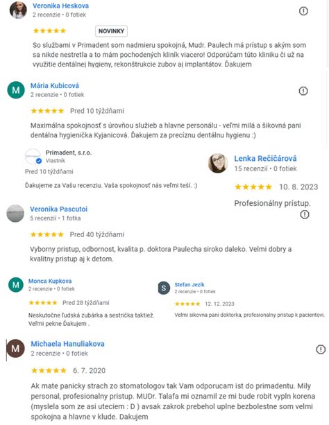 Zákaznícke recenzie a spokojnosť
