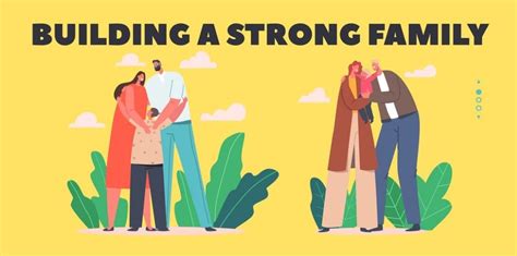 Thematic image: A conceptual representation of a family as a foundation of society, showing strong bonds and intergenerational connection