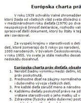 Diagram znázorňujúci proces ochrany práv dieťaťa
