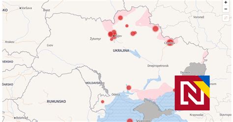 Mapa dopadov vojny na Ukrajine