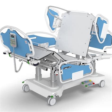 Ilustrácia nemocničného lôžka s monitorovacou technikou