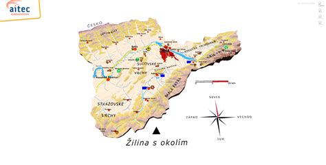 Diagram mozgových oblastí stimulovaných dotykom