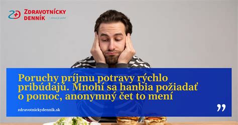 Zobrazenie rôznych typov porúch príjmu potravy