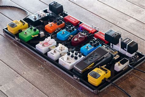 Guitar pedals for effects