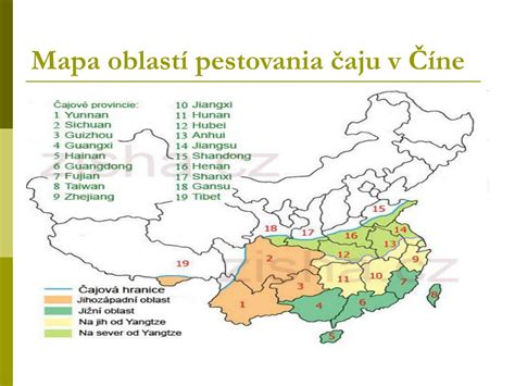 Mapa hlavných oblastí pestovania pistácií