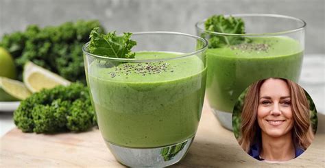 Smoothie ingrediencie Kate Middleton