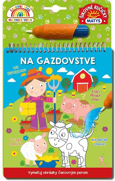 Dieťa maľujúce na vodnú omaľovanku s čarovným perom