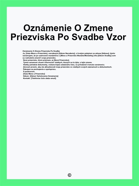 Schematická vizualizácia scenárov zmeny priezviska dieťaťa po svadbe matky