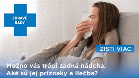 Zadná nádcha - schéma a príznaky