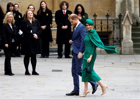 Meghan Markle and Prince Harry leaving the Royal Family