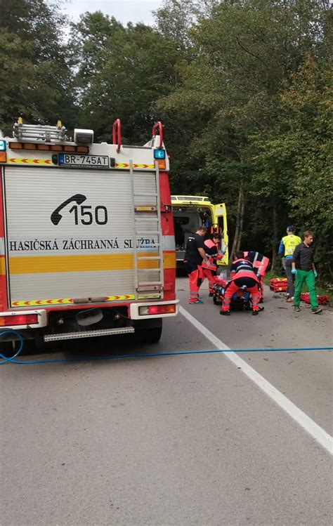 Záchranná akcia pri nehode s chodcami