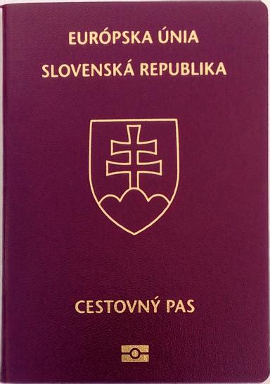 Slovak passport cover