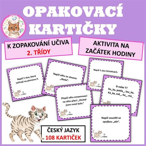 Kartičky s oromotorickými cvičeniami
