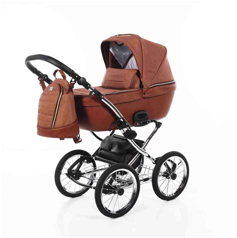 Retro športový kočík s veľkými kolesami