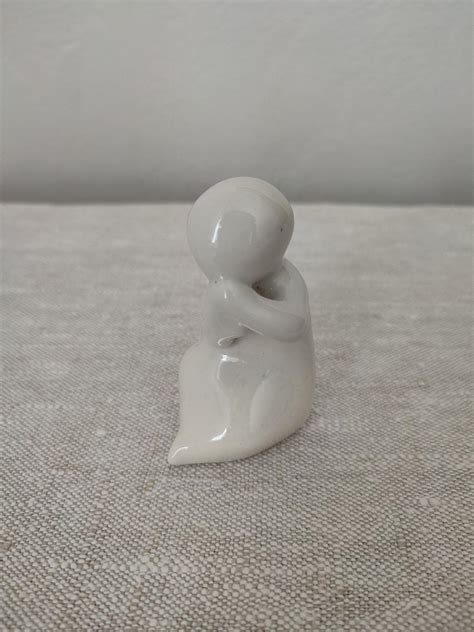 Porcelánová soška Dieťa s kačičkou od Royal Dux