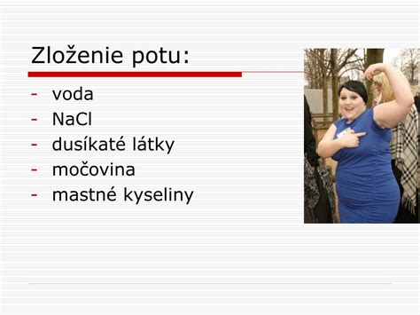 Zloženie potu
