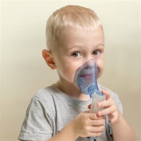 Dieťa počas inhalácie