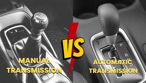 Comparison of manual and automatic gearboxes