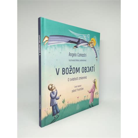 Obálka knihy V Božom objatí s ilustráciou detí v objatí Ježiša