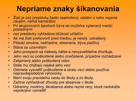Znaky šikanovania zo strany učiteľa