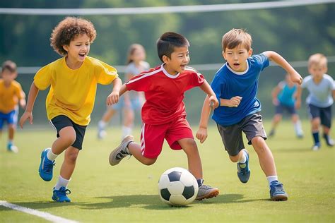 Kids playing sports