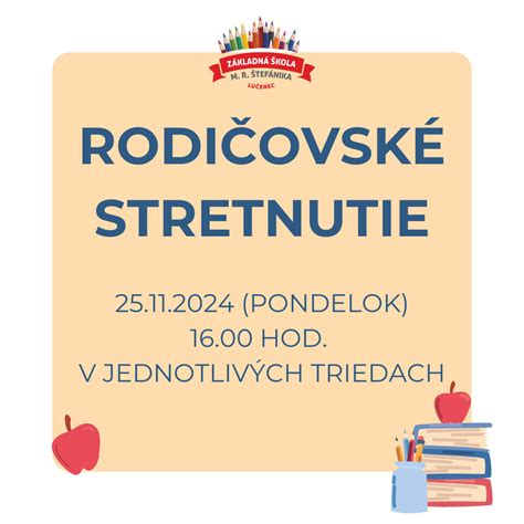 Rodičovské stretnutie v škole