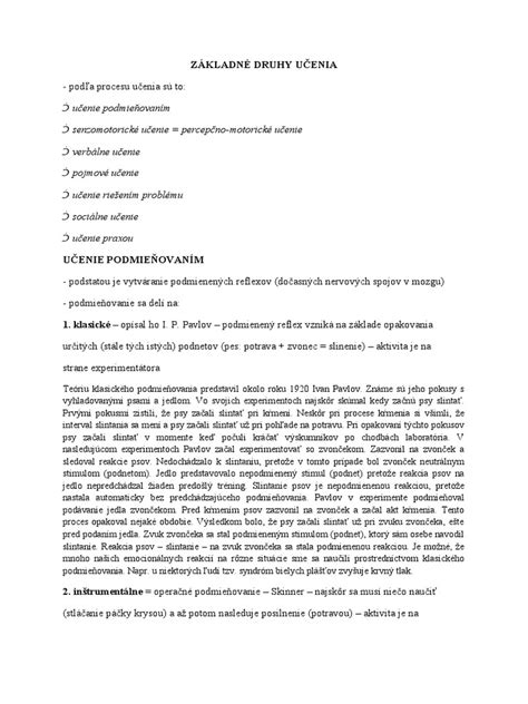 Základné piliere didaktiky a teórií učenia