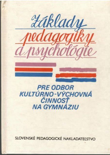 Základy psychológie a pedagogiky