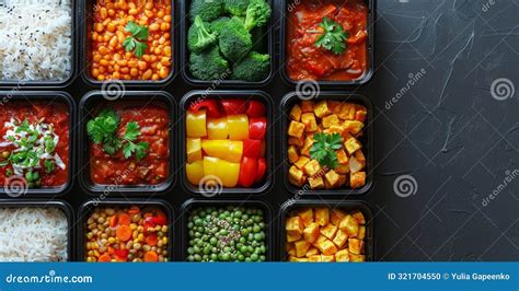 Photo of various prepared meal prep containers
