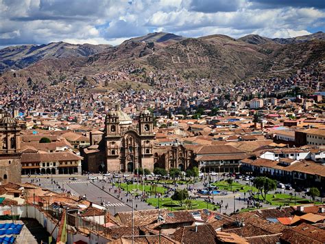 Mesto Cusco v Peru