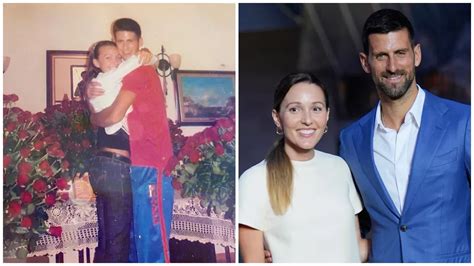 Novak Djokovič s manželkou Jelenou a deťmi Stefanom a Tarou