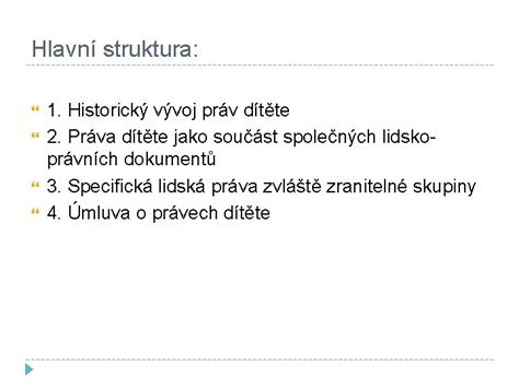 historický vývoj práv dieťaťa