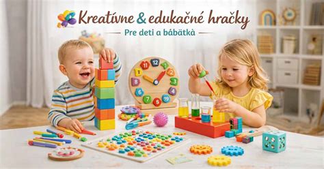 Batoľatá sa hrajú s edukačnými hračkami