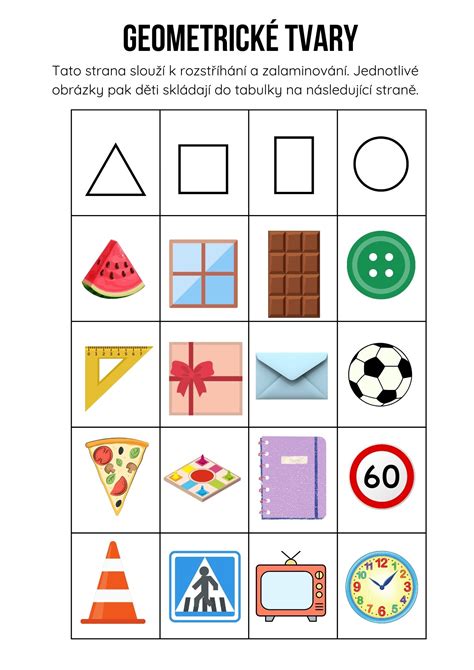 geometrické tvary v kreslení zvierat