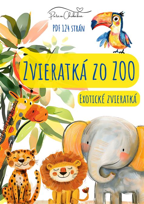 Kreslené zvieratká zo zoo pre deti