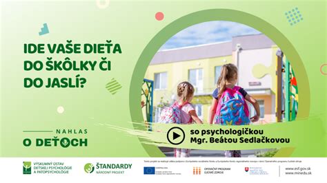 Vizuálna prezentácia jaslí a škôlky 