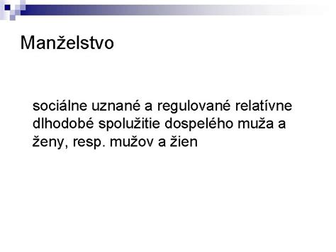 Manželstvo vs. spolužitie - symbolický rozdiel