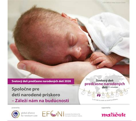 Infografika o predčasne narodených deťoch a ich špecifických potrebách