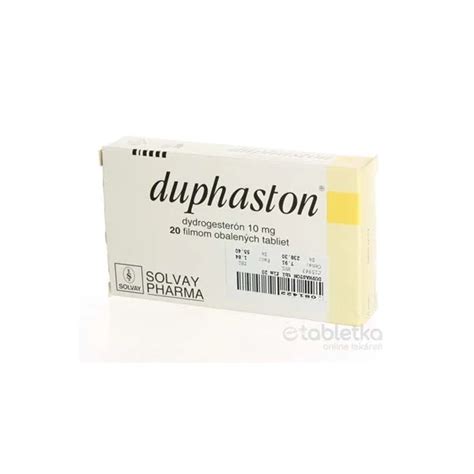 Duphaston tablety s popisom účinnej látky dydrogesterónu