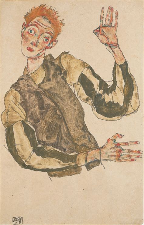 Mladý Egon Schiele a jeho rané diela