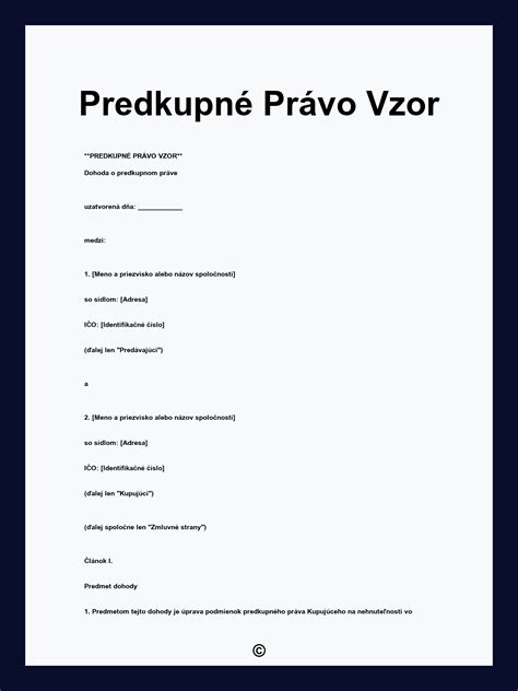 ilustrácia predkupného práva medzi spoluvlastníkmi
