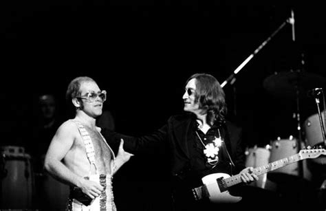 Elton John a John Lennon na javisku Madison Square Garden