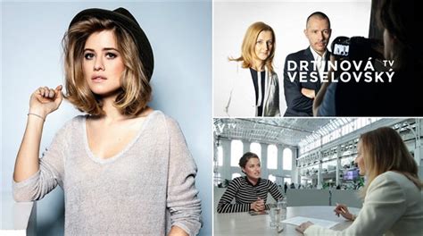 Emma Smetana ako moderátorka DVTV