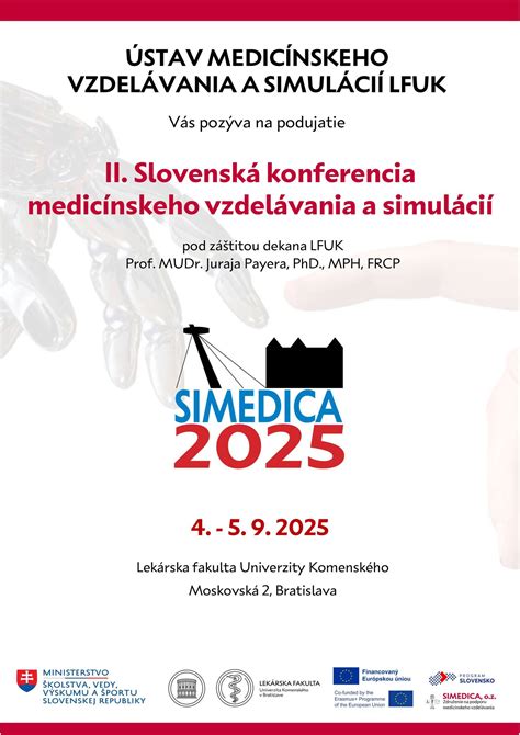 Mapa znázorňujúca kľúčové inštitúcie medicínskeho vzdelávania v Bratislave