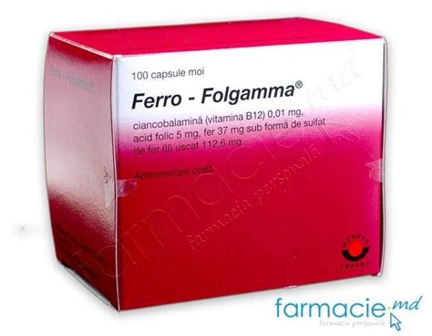 Zloženie Ferro Folgamma a jeho účinky