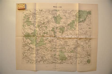 Mapa vojenského cvičiska Josipa Markiča pri Knine