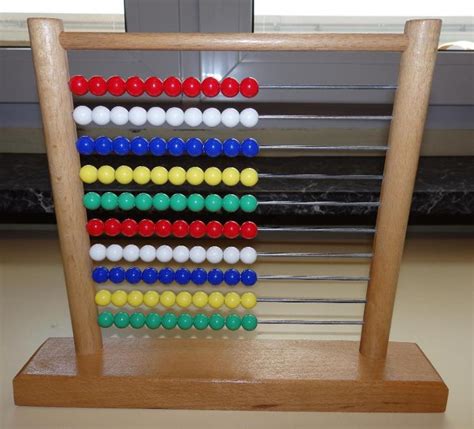 Dieťa používa počítadlo