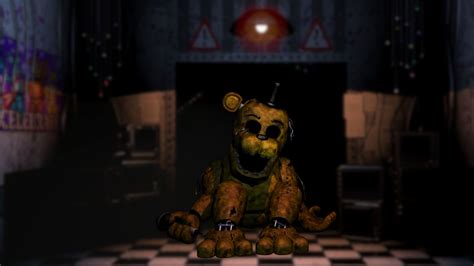Golden Freddy v ikonickej polohe