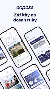 Rozhranie Gopass mobilnej aplikácie