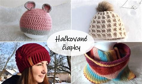 Háčkované čiapky na všetky ročné obdobia